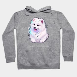 Cute Samoyed Drawing Hoodie